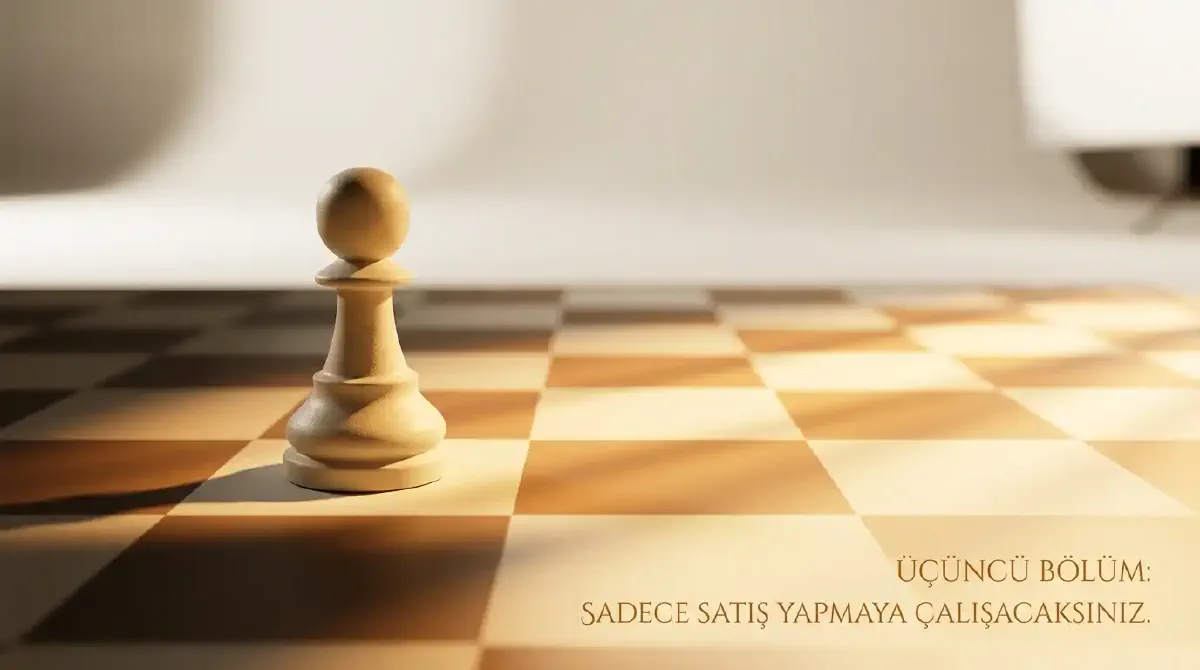 İkinci kareye adım atmış, önü amber ışıkla aydınlanan piyon