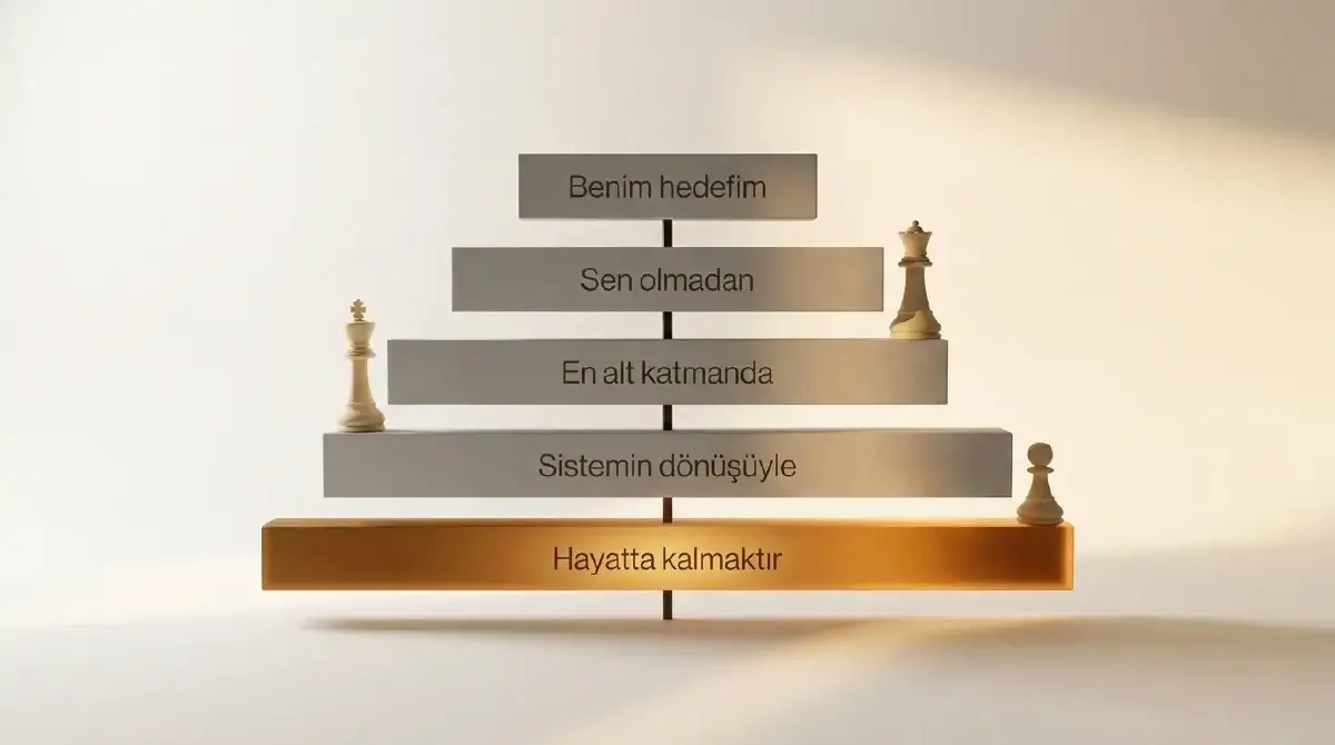 Girişimciliğin beş parçasını gösteren diyagram