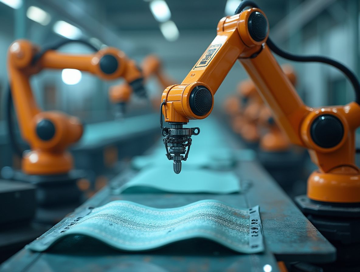 Fabrika otomasyonu - Robot kollar üretimde